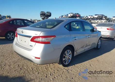 2013 Nissan Sentra Sv z USA, uszkodzony, nr VIN 3N1AB7AP0DL749833